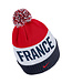 Nike France 2022 Classic Striped Beanie (Red/Navy)