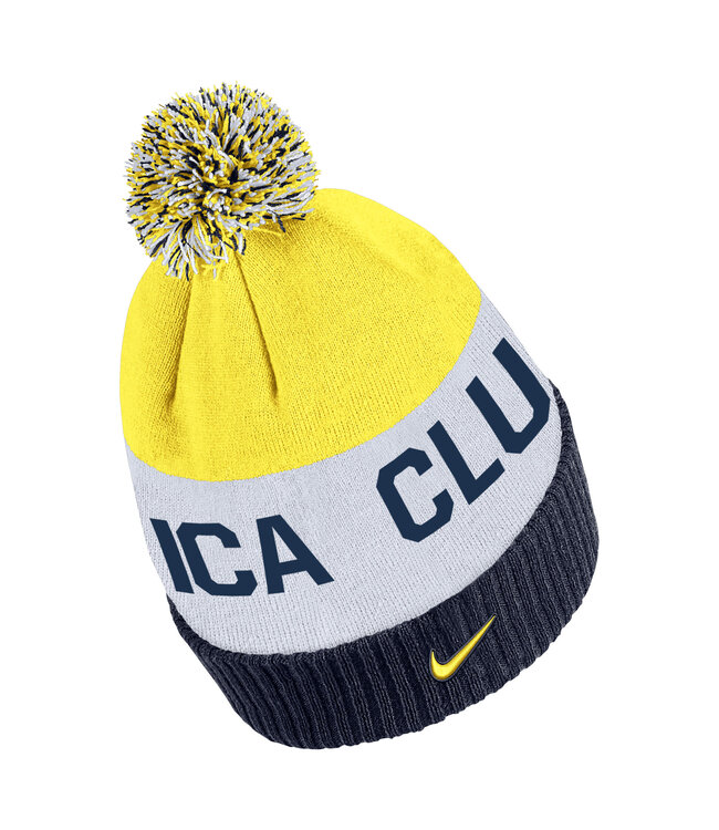 Nike Club America 22/23 Classic Striped Beanie (Yellow/Navy)