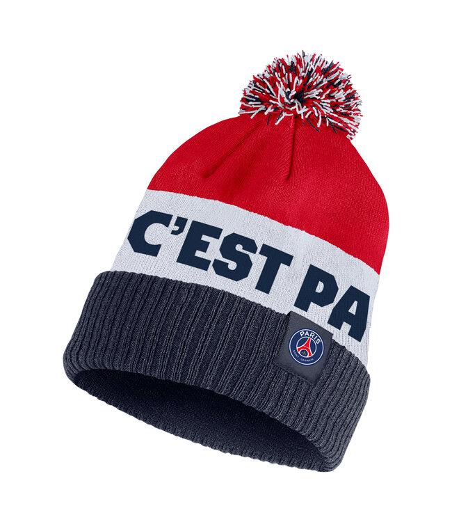 NIKE PSG 22/23 Classic Striped Beanie (Red/Navy)