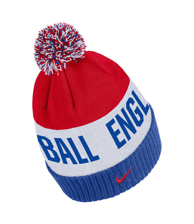 Nike England 2022 Classic Striped Beanie (Red/Blue)