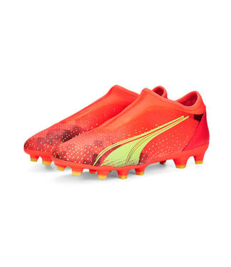 PUMA ULTRA MATCH LL FG/AG JR (ORANGE/YELLOW)