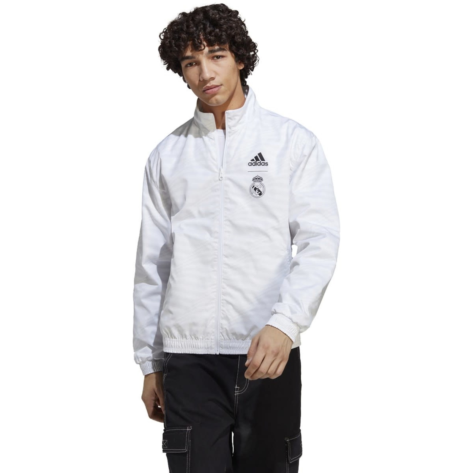 Adidas Real Madrid Anthem Jacket White / M