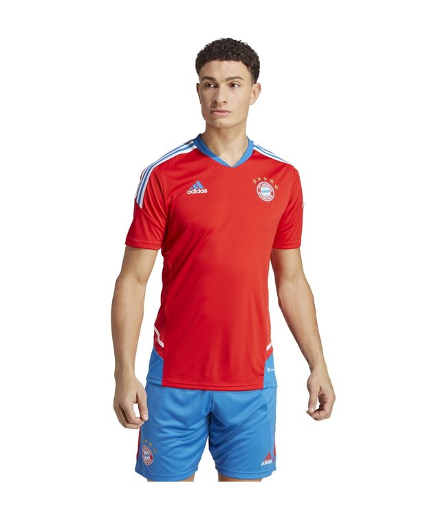 Adidas Bayern 22/23 Condivo 22 Training Jersey (Red/Blue)