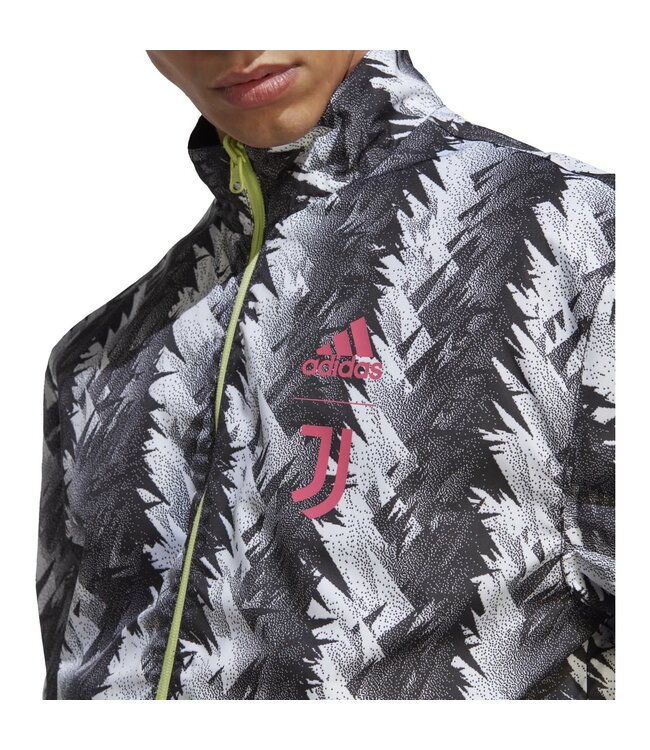 Adidas Juventus 22/23 Reversible Anthem Jacket (Black/White)