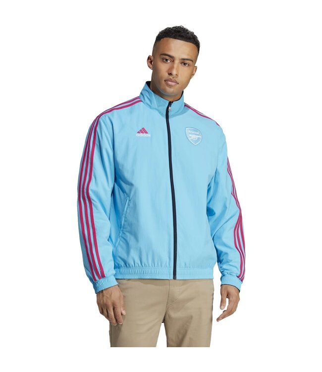 Adidas Arsenal 22/23 Reversible Anthem Jacket (Navy/Sky)