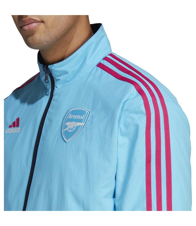 Adidas Arsenal 22/23 Reversible Anthem Jacket (Navy/Sky)