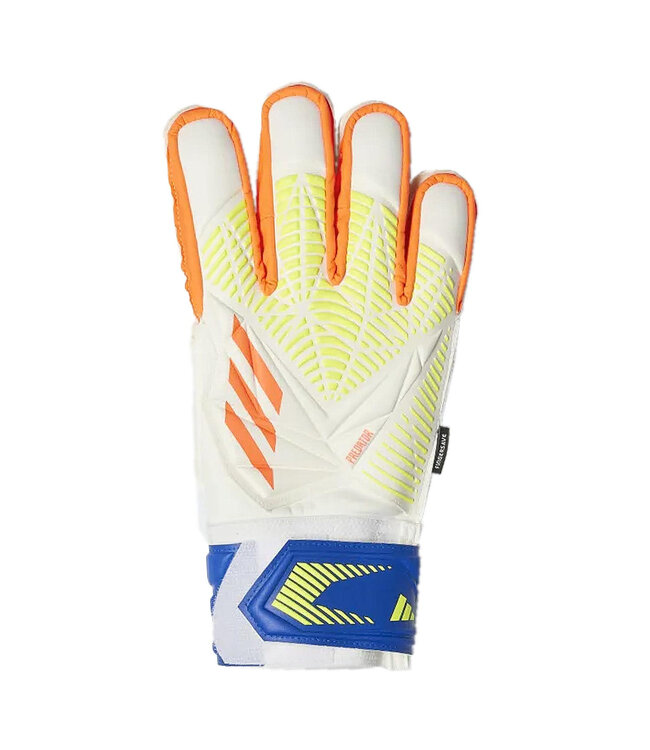 Adidas Predator Match Fingersave Gloves (White/Multi)