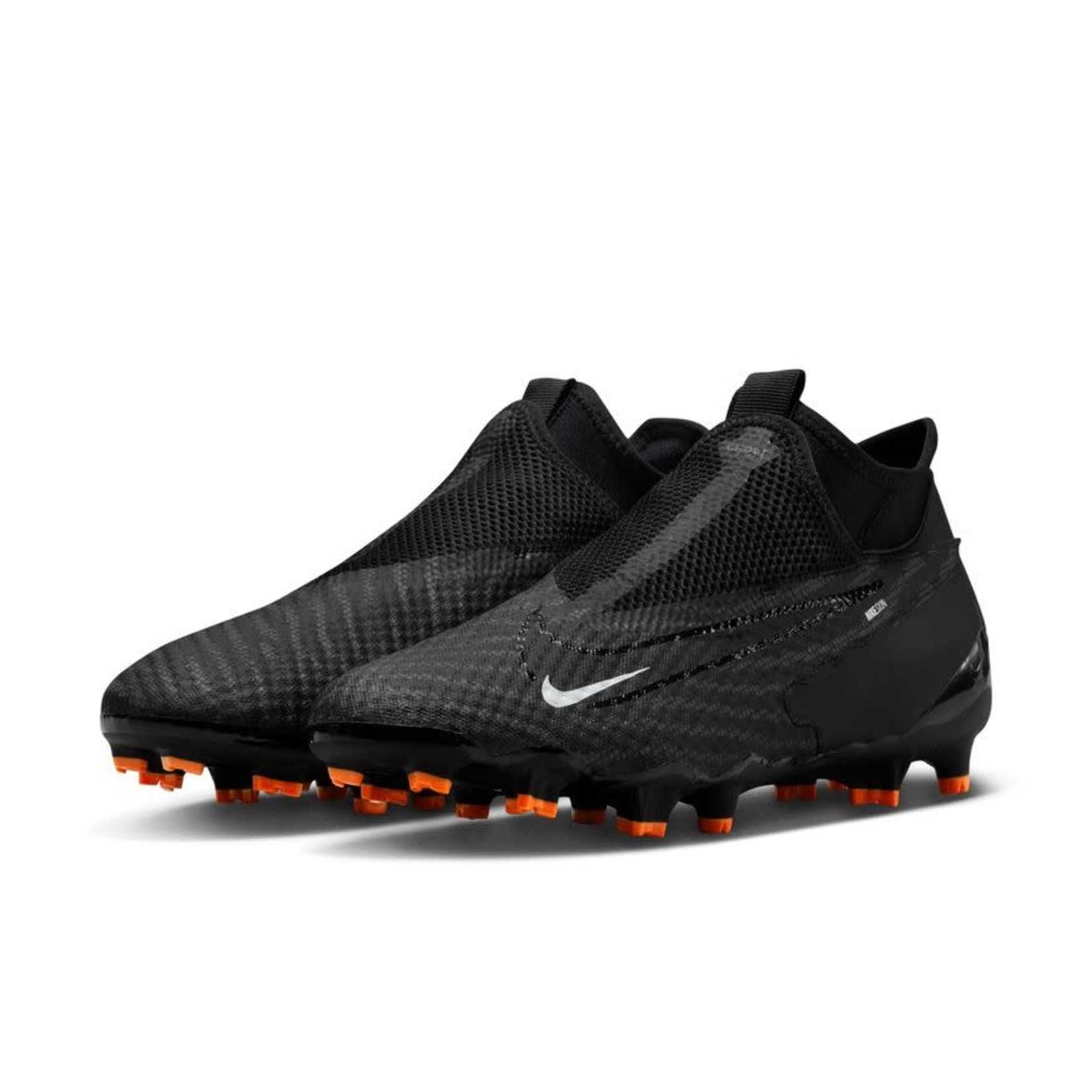 NIKE PHANTOM GX ACADEMY DF FG/MG (BLACK/ORANGE)