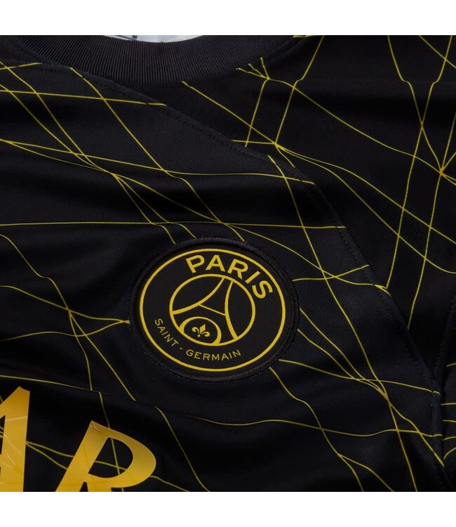 Nike PSG 23/24 Fourth Jersey (Black/Yellow)
