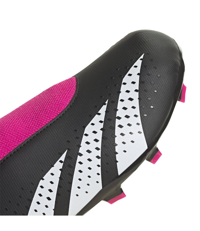 Adidas Predator Accuracy.3 Laceless FG Jr (Black/Pink)