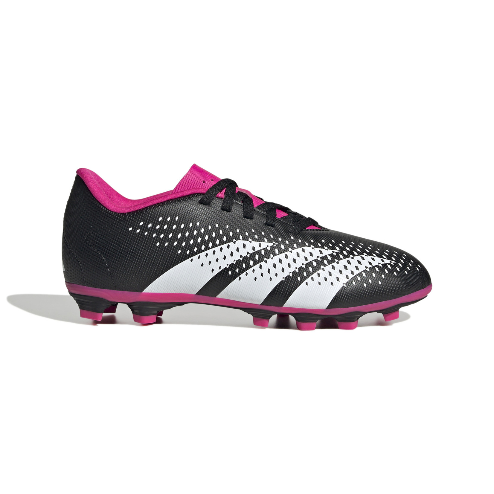 Adidas Predator Accuracy.4 Sock FxG Soccer Cleats, Men's, Black/Pink