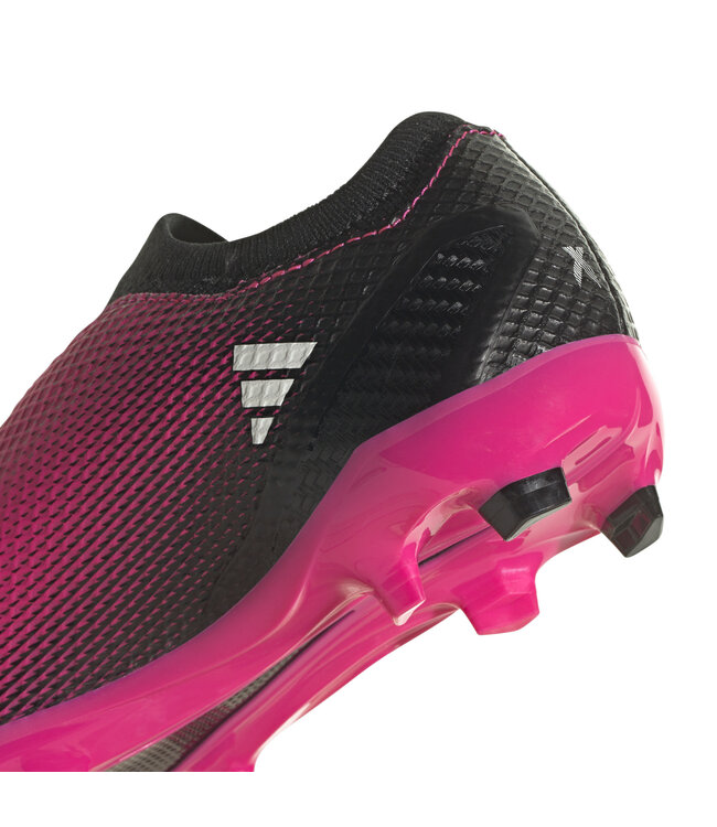 Adidas X Speedportal.3 Laceless FG Jr (Pink/Black)