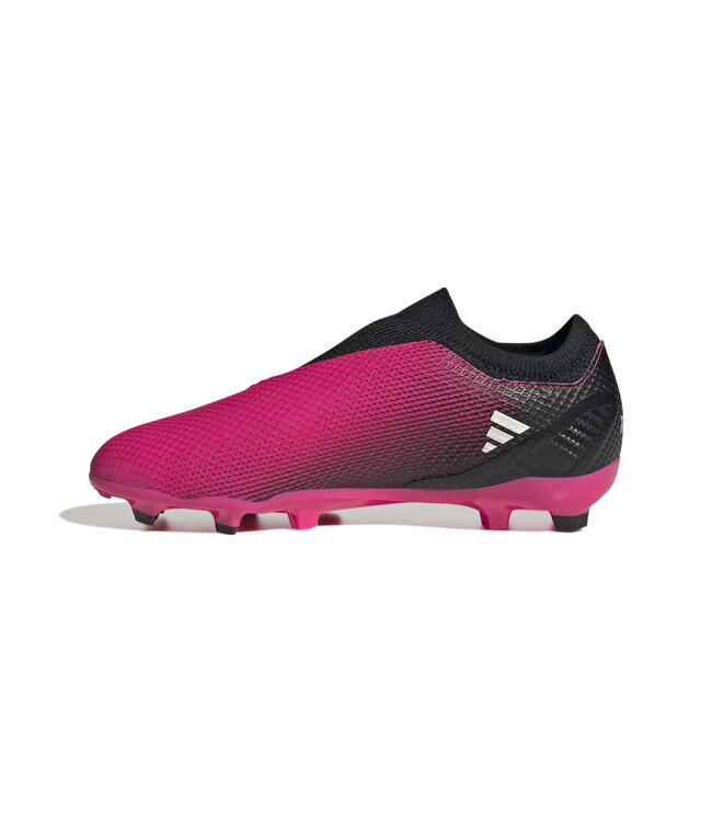 Adidas X Speedportal.3 Laceless FG Jr (Pink/Black)