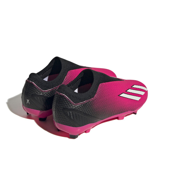 Adidas X Speedportal.3 Laceless FG Jr (Pink/Black)