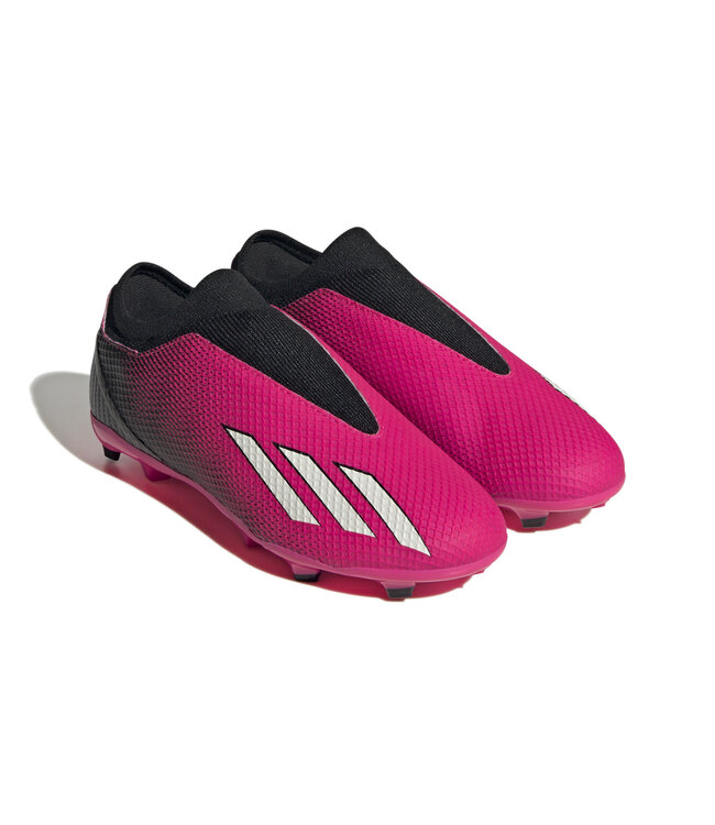 Adidas X Speedportal.3 Laceless FG Jr (Pink/Black)