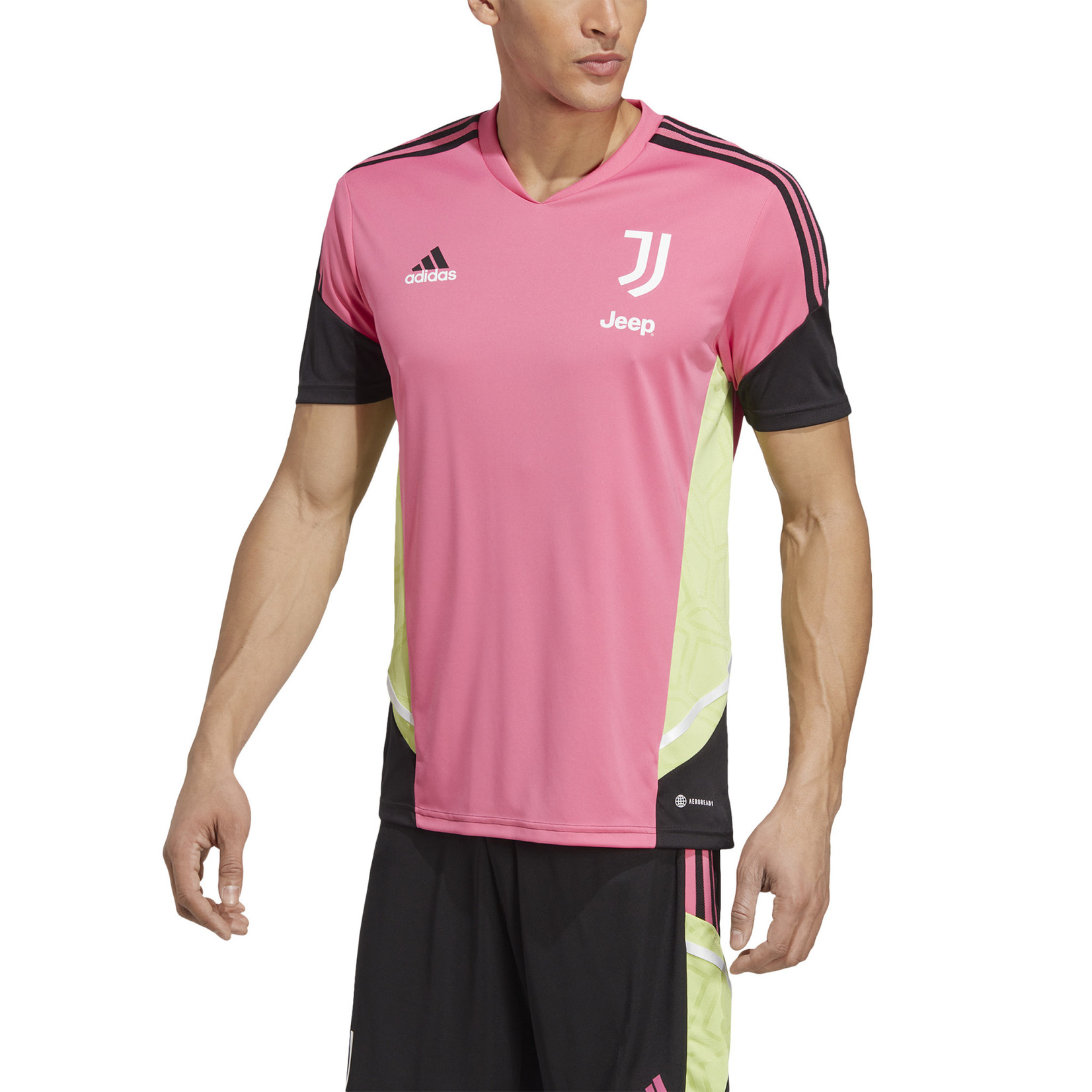 Men's Adidas Juventus Condivo 22 Training Jersey - Pink - Small