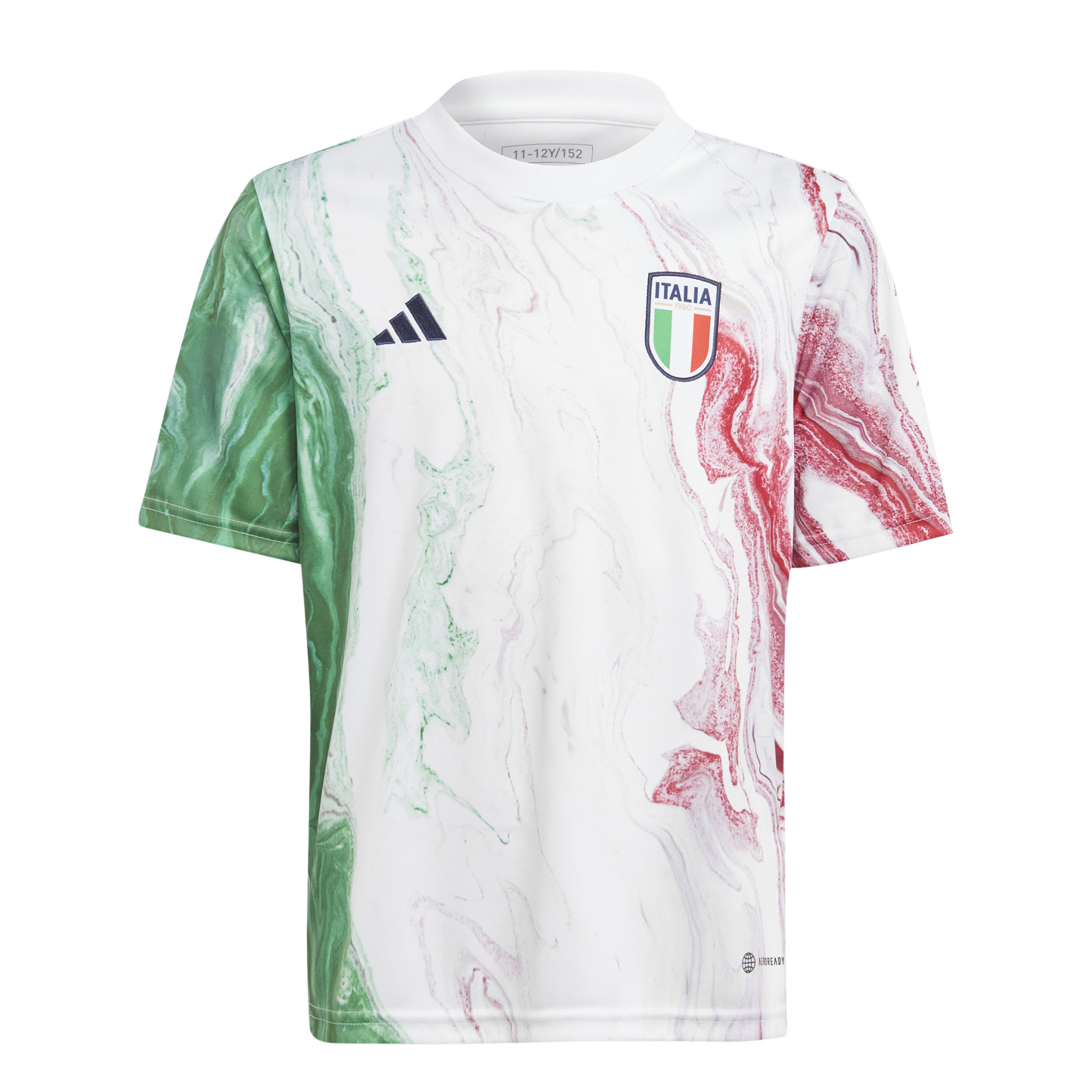 Adidas Italy Youth Pre-Match Jersey