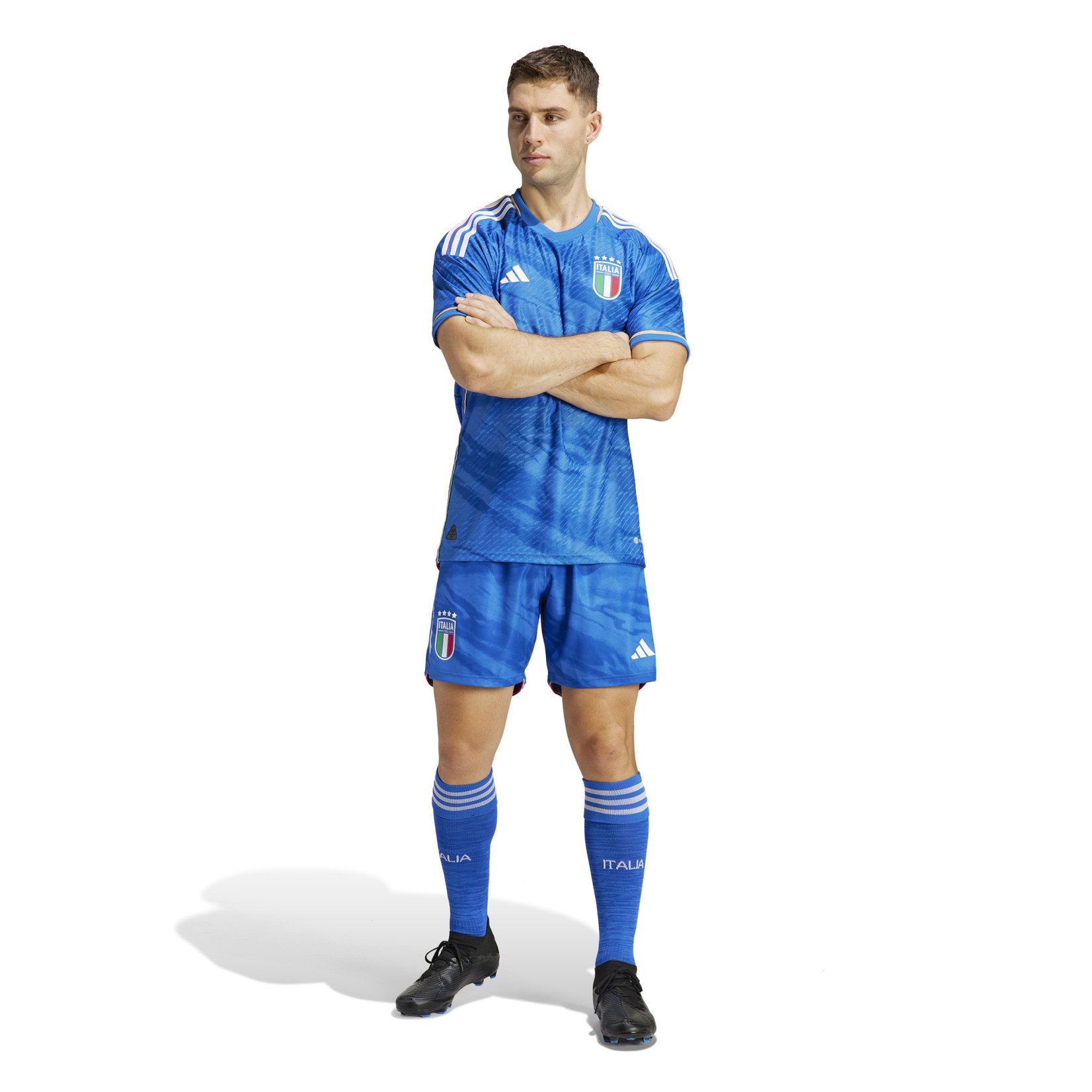 Adidas 2023 Italy Home Jersey - Blue, S