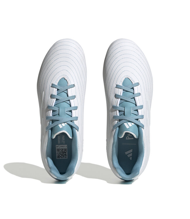 Adidas Copa Pure.3 FG Jr (White/Aqua)