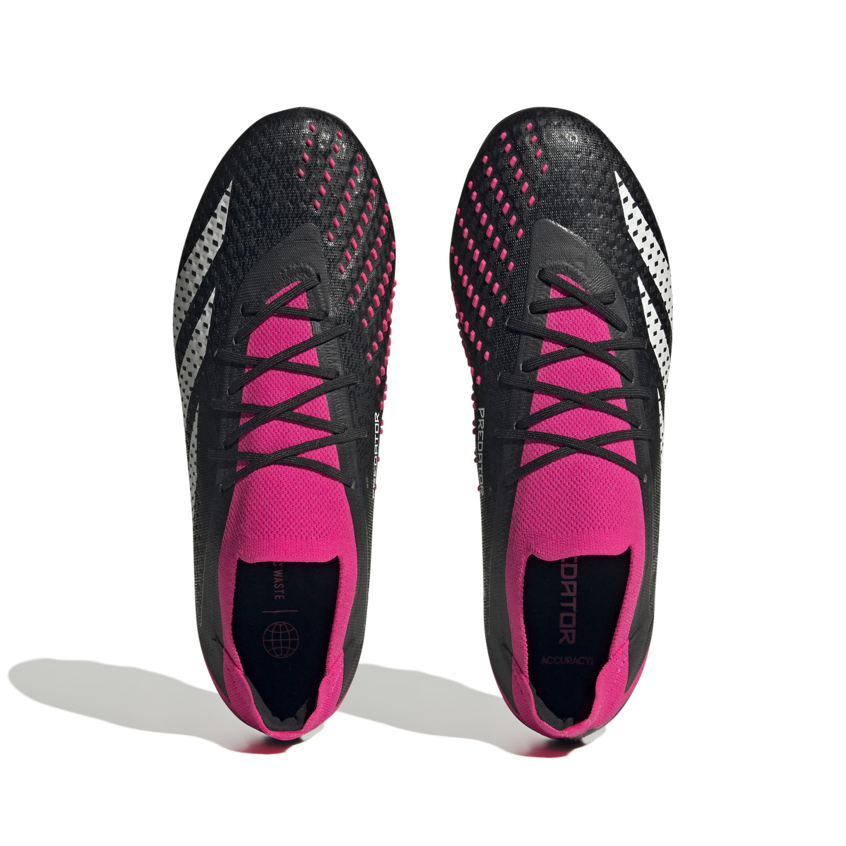 Adidas Predator Accuracy.4 Turf - Black/Shock Pink - Size 9