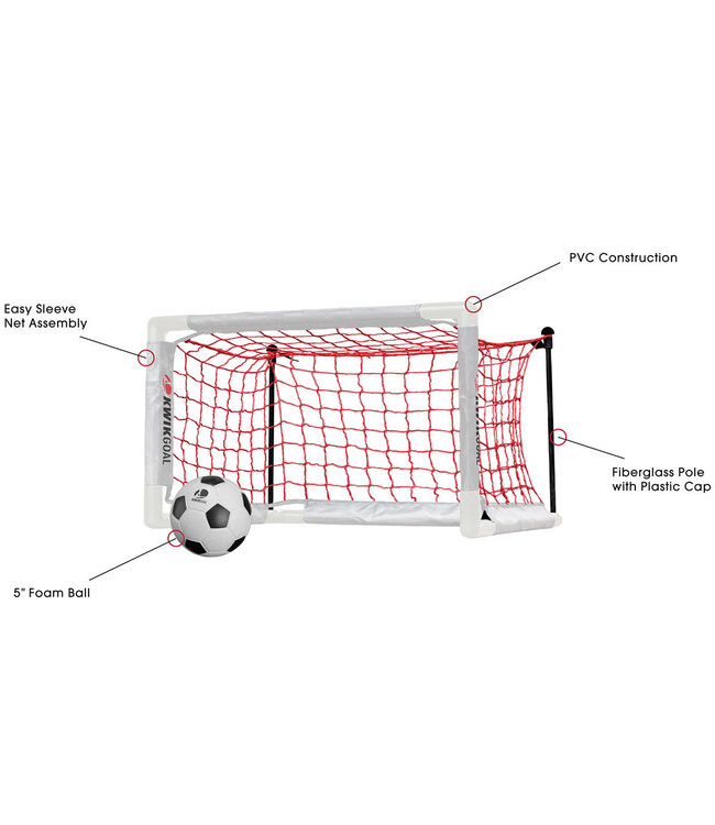 Kwik Goal Mini Soccer Goal (2 Ft)