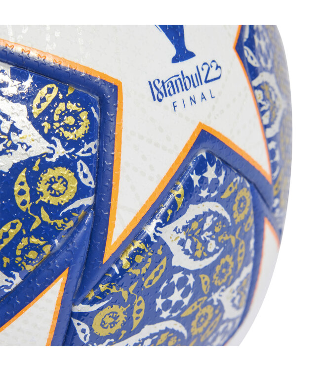 Adidas UCL 22/23 Pro Istanbul Ball (White/Blue/Orange)