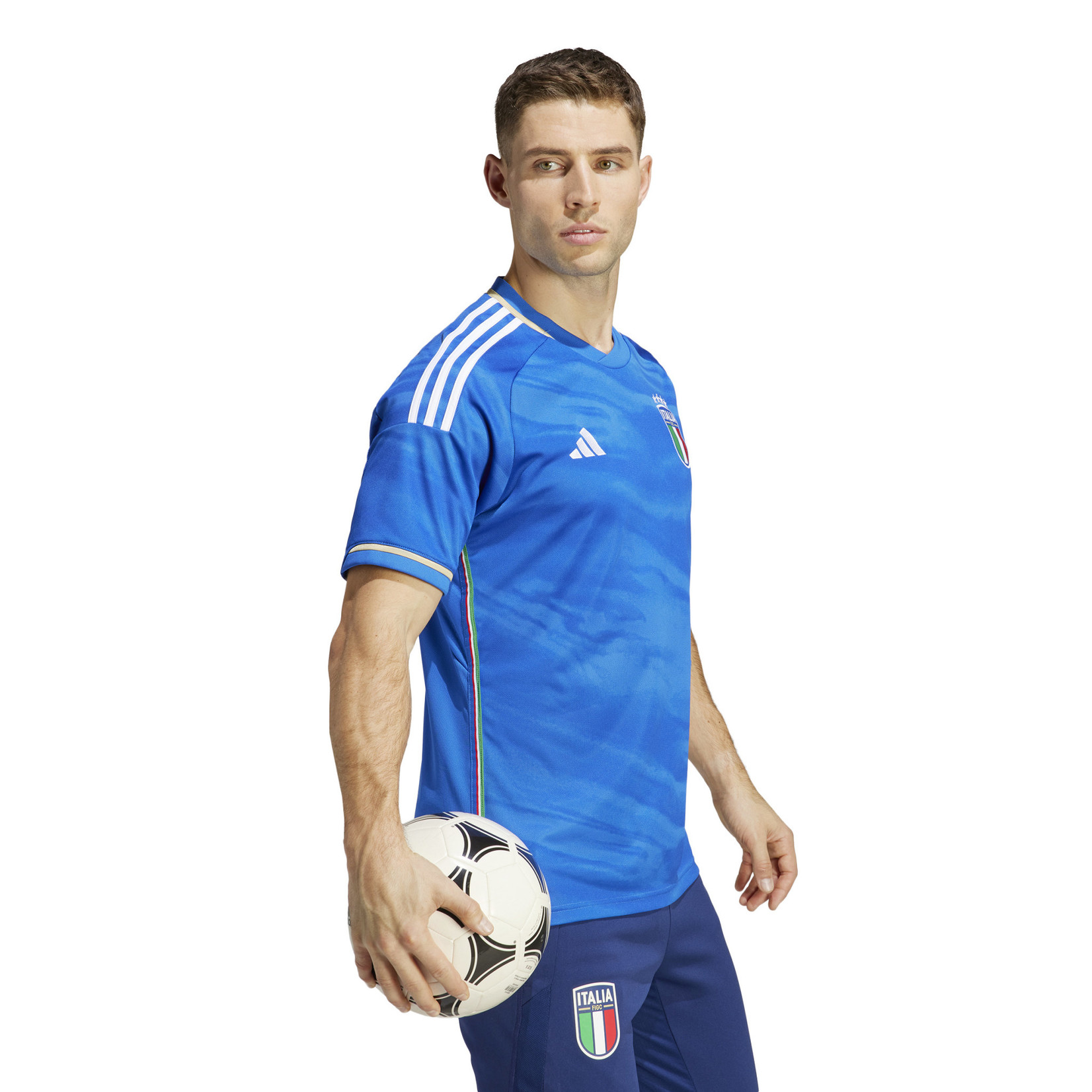 adidas Italy Italia 2023 Prematch Training Jersey - Marble White