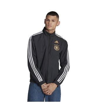 Adidas GERMANY 2022 REVERSIBLE ANTHEM JACKET (BLACK/WHITE)