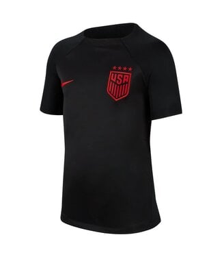 Nike USA 2023 USWNT ACADEMY PRO TRAINING JERSEY YOUTH (BLACK/RED)