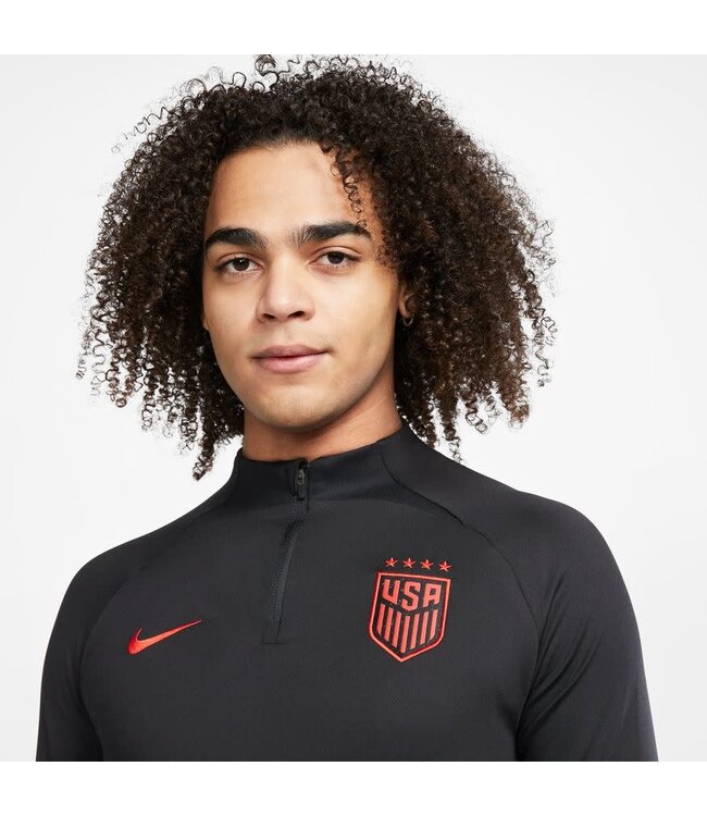 Nike USA 2023 USWNT Strike Drill Top (Black/Red)
