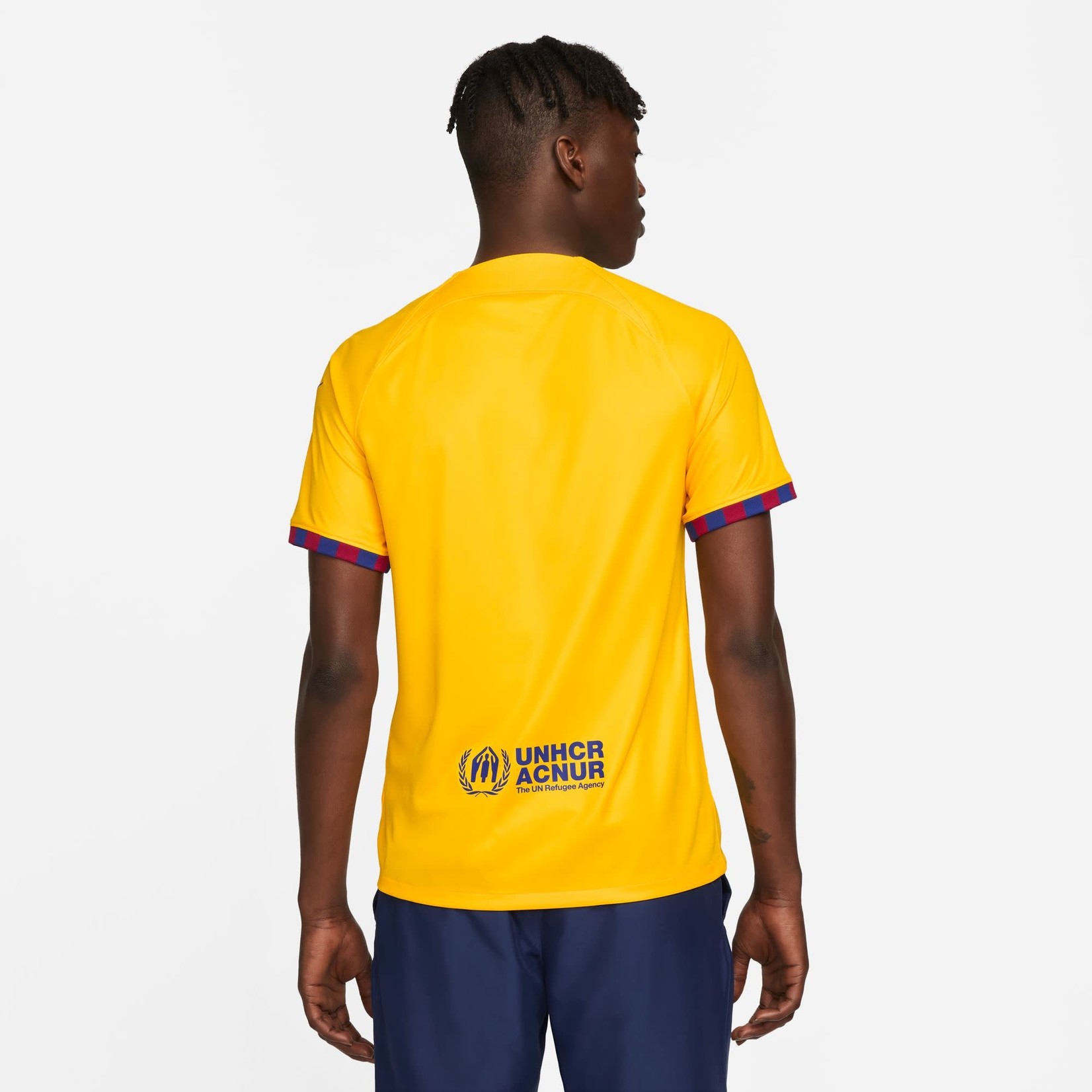 yellow football jersey