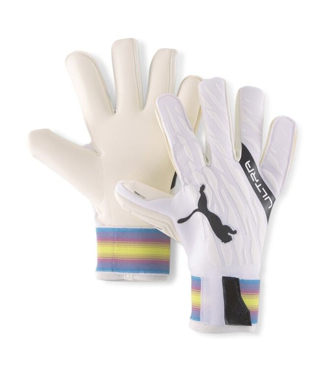 PUMA Ultra Grip 1 Hybrid Pro Gloves (White)