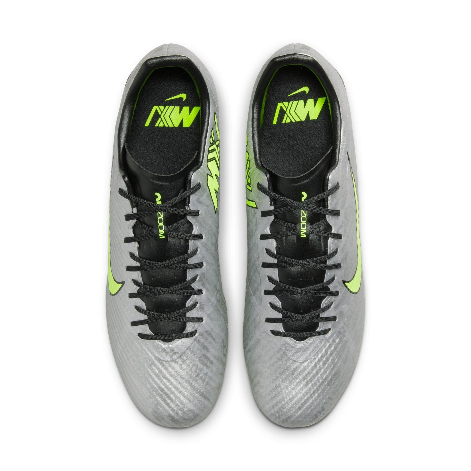 Nike Zoom Mercurial Vapor 15 Academy XXV MG Metallic Silver/Volt