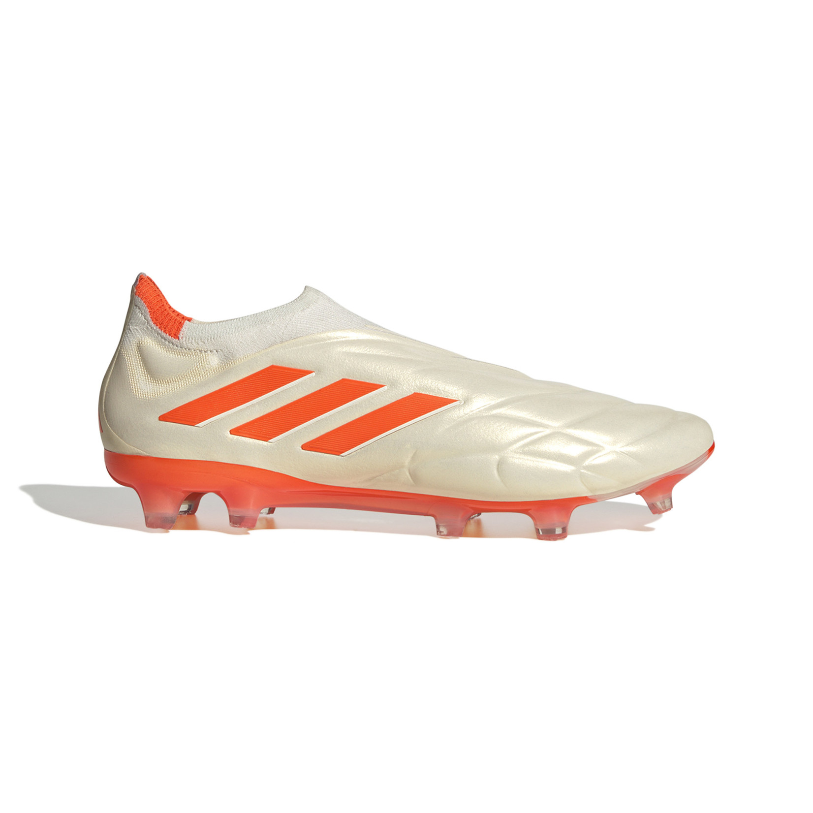 Adidas Copa Pure+ FG Firm Ground Soccer Cleats White/Orange / 7.5