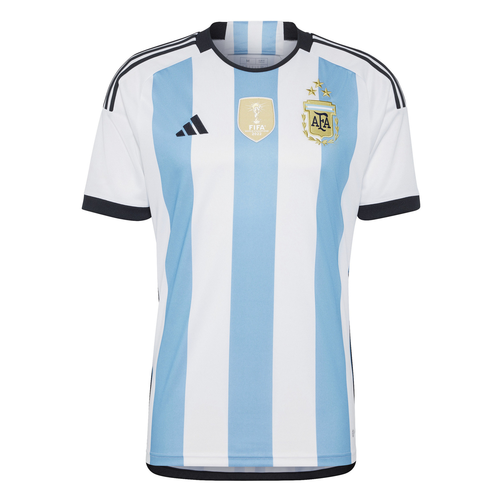 ADIDAS ARGENTINA 2022 WINNERS HOME JERSEY (WHITE/BLUE)
