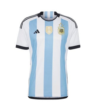 Adidas ARGENTINA 2022 WINNERS HOME JERSEY (WHITE/BLUE)