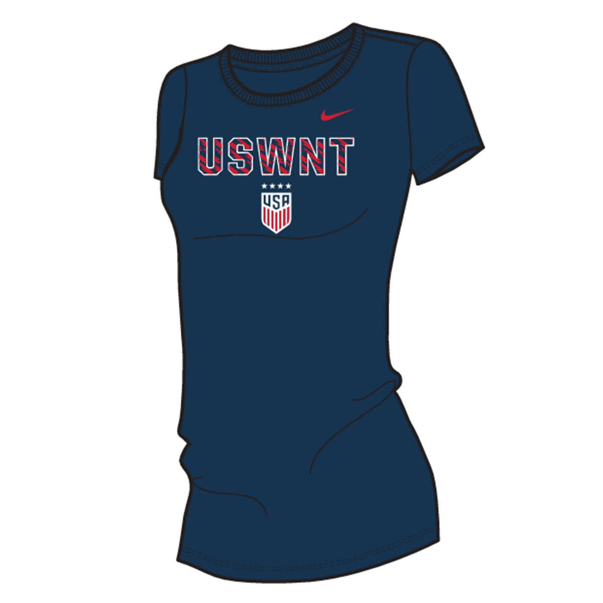 Nike USA 2023 USWNT Core SS Tee Women's - SoccerWorld - SoccerWorld