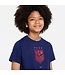 Nike USA 2023 USWNT 4-Star Crest Tee Youth (Navy)