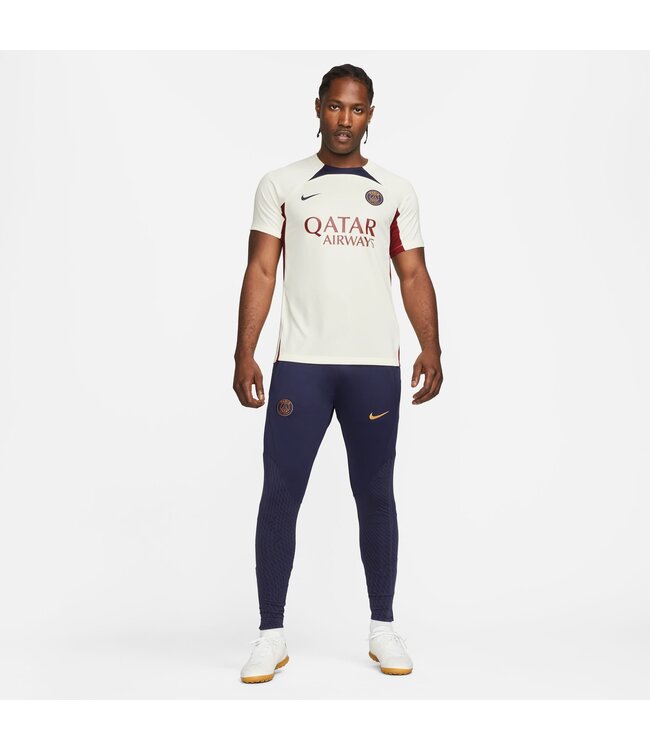 Nike PSG 23/24 Strike Training Jersey (Sand/Navy)
