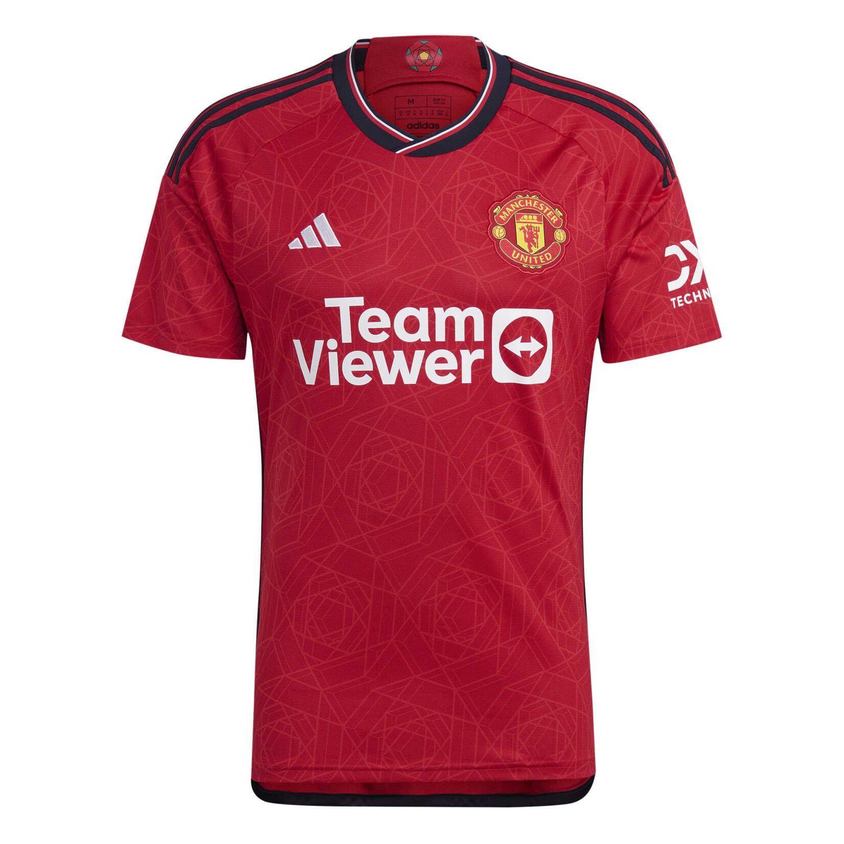 adidas Adults Manchester United 23/24 Home Jersey - Red