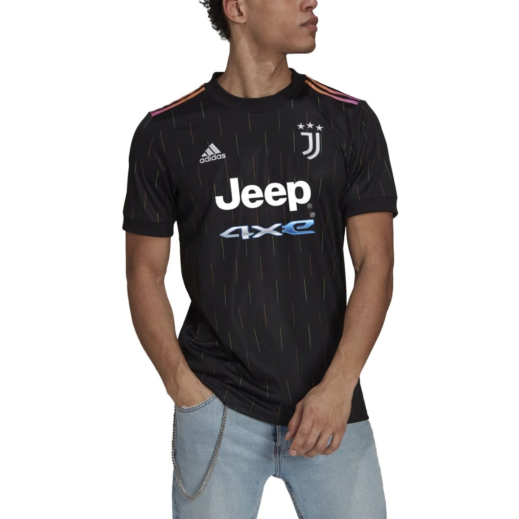 Adidas Men's Juventus 21/22 Away Jersey, M / Black