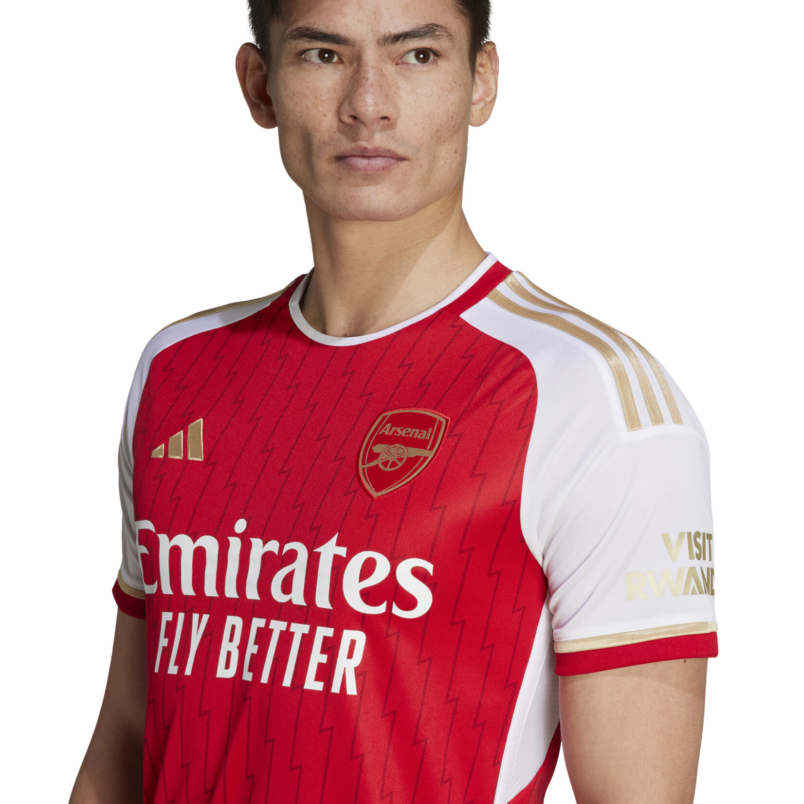 :adidas Arsenal 23/24 LS Home Jersey - Red / White