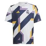 ADIDAS REAL MADRID 23/24 PREMATCH JERSEY YOUTH (GRAY/NAVY)