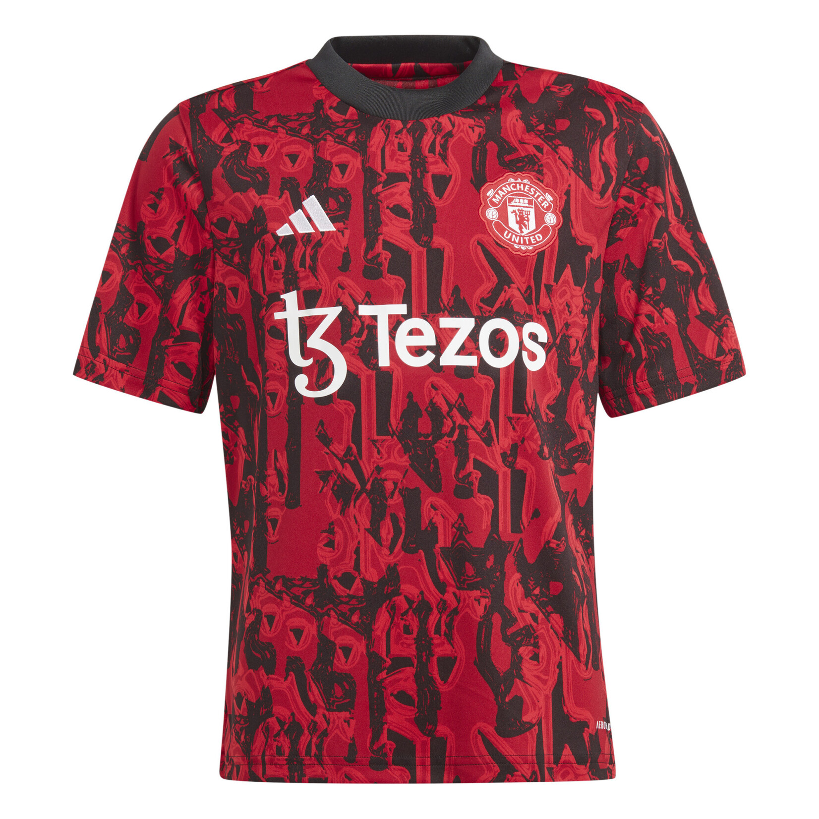 ADIDAS MANCHESTER UNITED 23/24 PREMATCH JERSEY YOUTH (RED/BLACK)