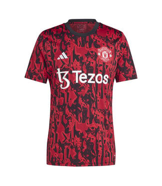 Adidas MANCHESTER UNITED 23/24 PREMATCH JERSEY (RED/BLACK)