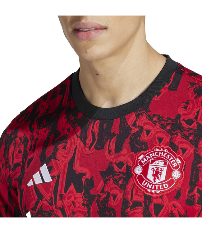 Adidas Manchester United 23/24 Prematch Jersey (Red/Black)