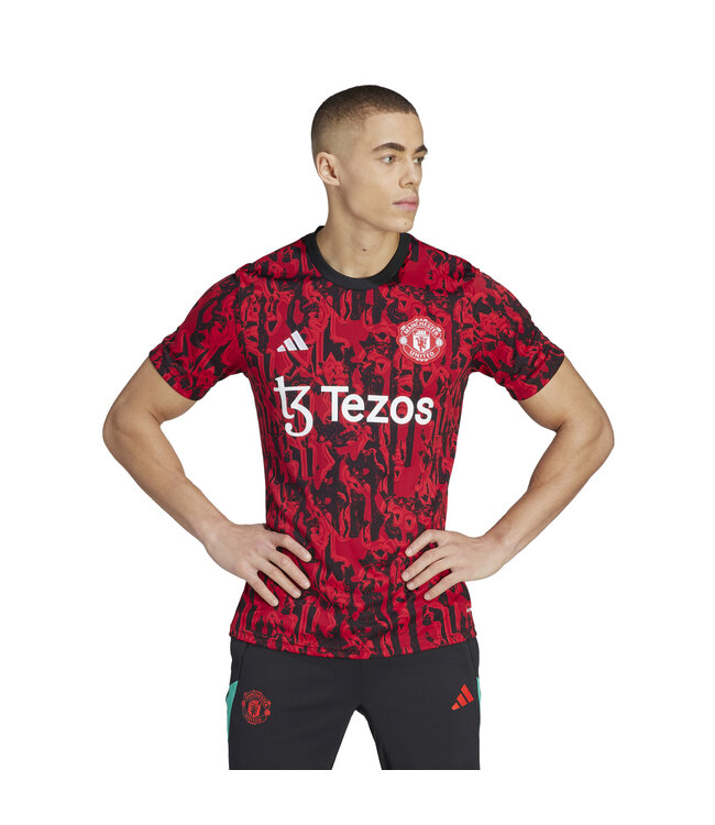 Adidas Manchester United 23/24 Prematch Jersey (Red/Black)