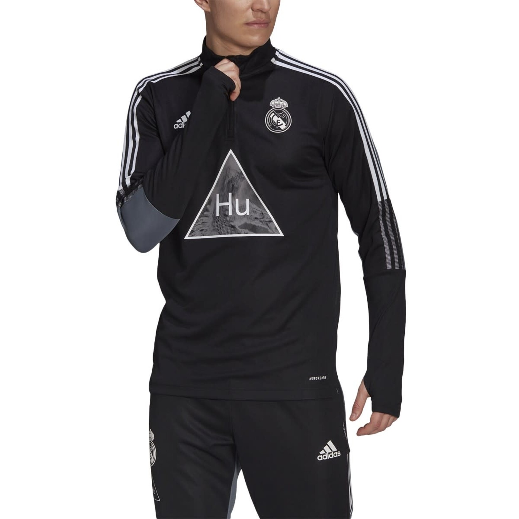 Adidas Real Madrid Humanrace Training Top (Black/White)