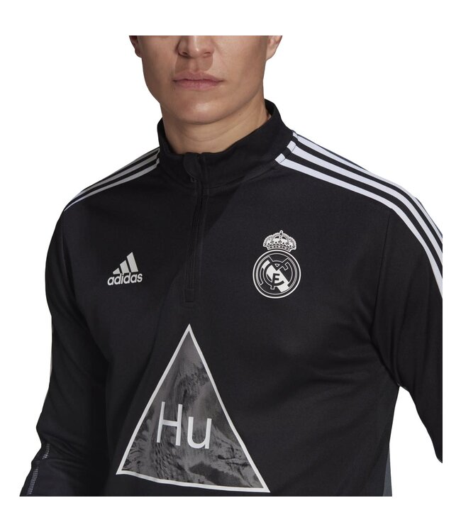 Adidas Real Madrid Humanrace Training Top (Black/White)