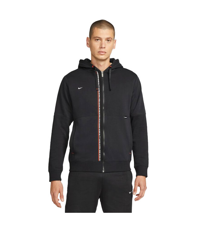 Nike "Nike FC" Tribuna Full Zip Hoodie (Black)